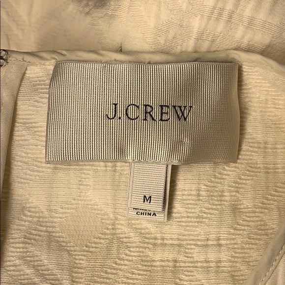 J. Crew Cream Brocade Shift Dress - Picture 8 of 8
